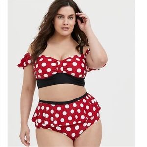 Polka Dot Minnie Mouse Bikini Top